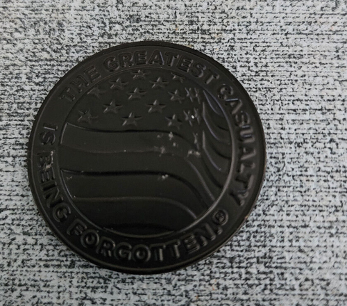 Wounded Warrior Project 2021 Never Forgotten Military Subdued Challenge Coin - Picture 2 of 2