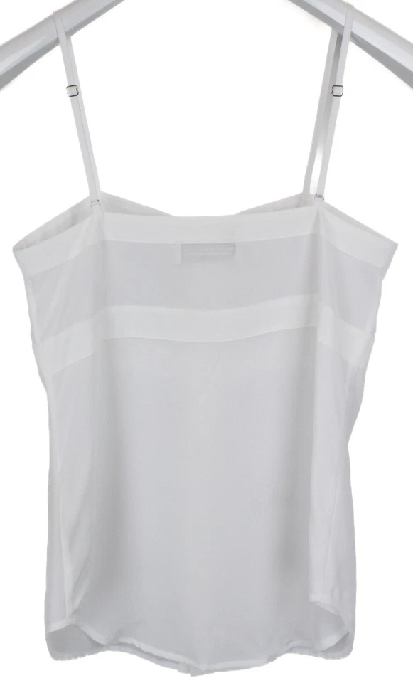 Camiseta DIESEL Negra Dorada Para Mujer (UE) 36 Sin Mangas Abotonada Fina Blanca Foto 2 de 4