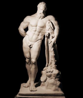 Hércules Farnesio. 25cm.  Réplica exacta. Calidad máxima