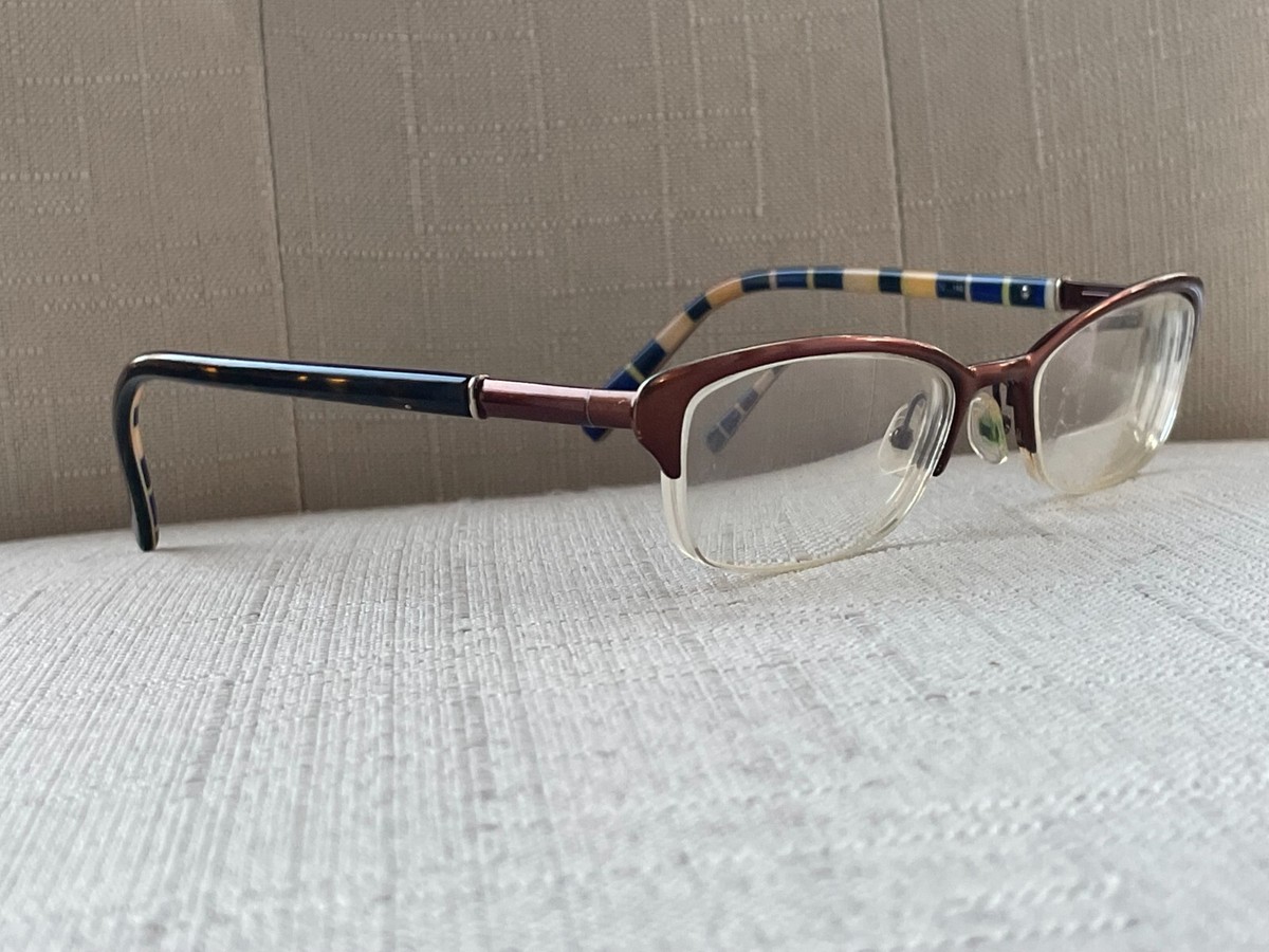 Kate Spade New York Women Eyeglasses Brown Half Rim Glasses 50[]17 135 Kate Spade New York Women Eyeglasses Brown Half Rim Glasses  main image 4
