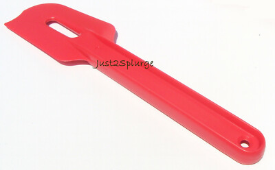 Tupperware Paddle Scraper Spatula Spreader Gadget Coral New 