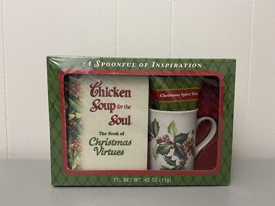 Chicken Soup for the Soul Book of Christmas Virtues Tea Mug Gift Set NEW  SEALED | eBay