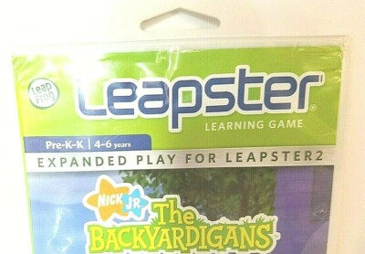 LEAPFROG LEAPSTER LEARNING GAME BACKYARDIGANS PRE-K-K AGES 4-6