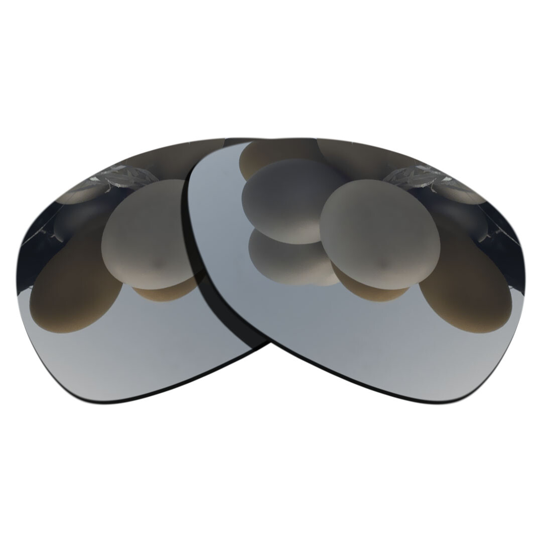 Silver Anti Scratch Polarized Replacement Lenses For-Oakley Feedback OO4079