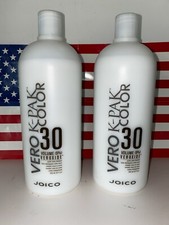 2 x JOICO VERO K-PAK COLOR VEROXIDE CREAM DEVELOPER 30 volume 9  32 OZ
