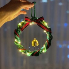 Stylish Handmade Cotton Cord Woven Christmas Pendant Door Nursery Window Decor