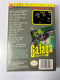 Galaga Demons of Death Nintendo NES *CIB, PI&Ugrave; BELLO*