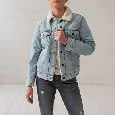 levis sherpa jacket ebay