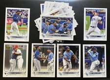 CHROME ASG STAMPED 2022 TOPPS SERIES 1 AND 2 RAYS TEAM SET  WANDER FRANCO #215