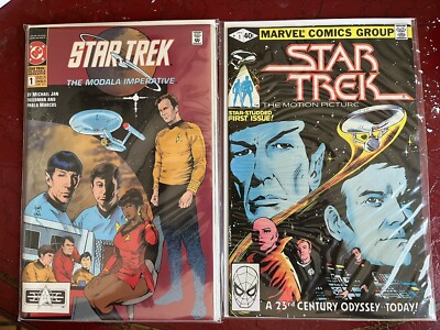 LOT 2-MARVEL #1 1980 STAR TREK THE M. PICTURE & DC COMICS #1-4 THE MODALA IMPER-