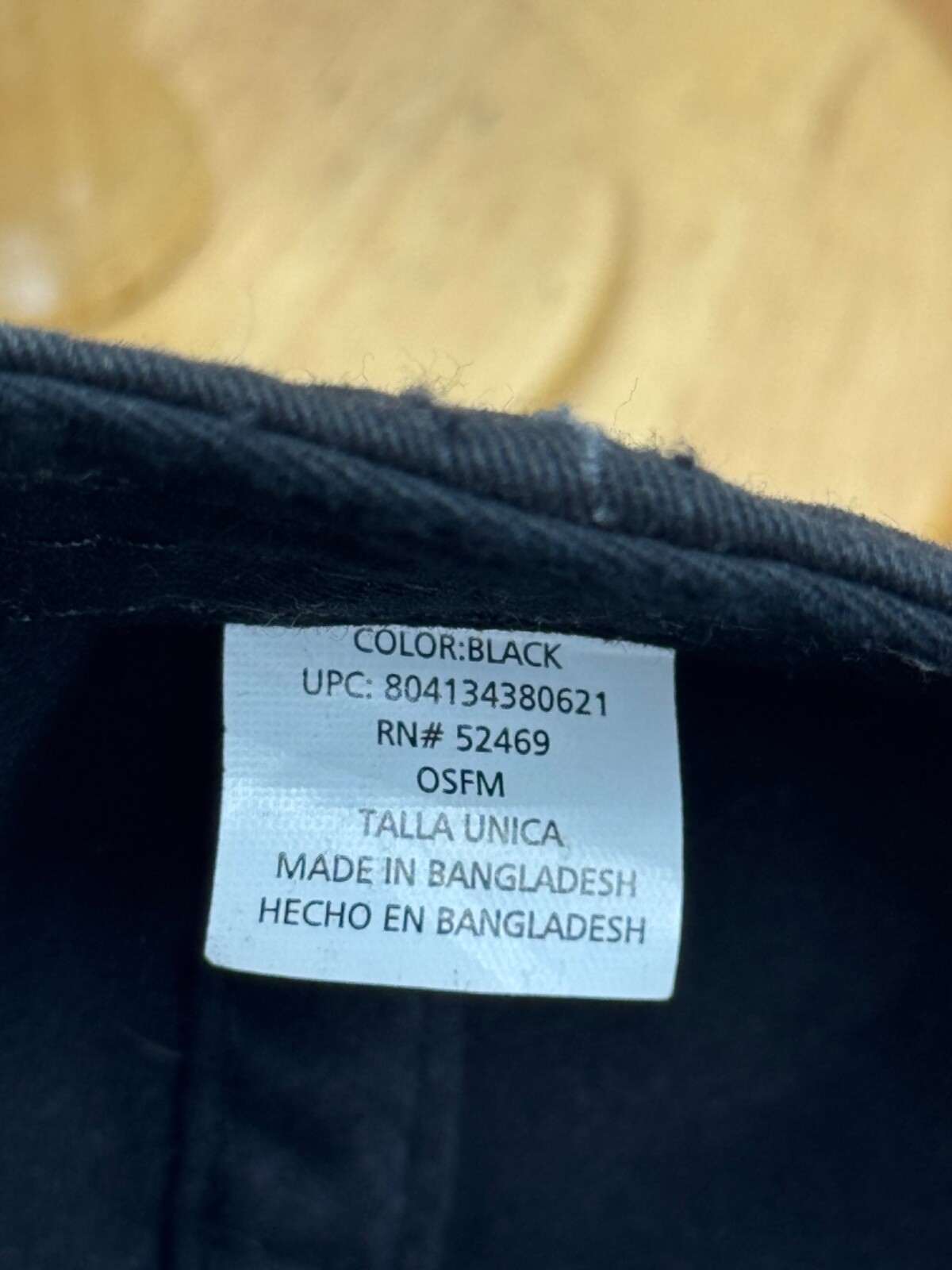 Solid Black Blank Baseball Ball Cap Hat Unisex Ad… - image 8