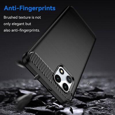 For T-Mobile REVVL 7 Pro Shockproof Phone Case Classic Brushed Rubber Soft Cover