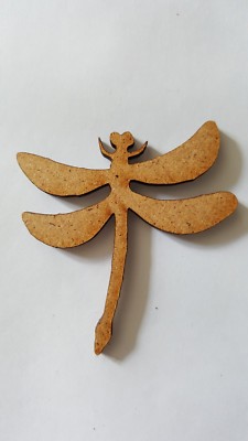 Décoration Libellules En Bois MDF - 5 X 4,5 Cm, 3 Mm D'épaisseur, Prix Dégressif, Neuf