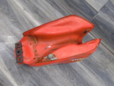 Honda XR200 XR XL 200 Motorcycle Bike Red Metal Gas Tank Fuel #3