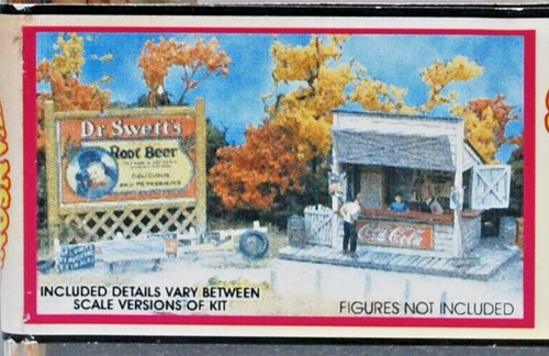 Swanson's Lunch Stand. N Scale. Laser Cut Timber Kit. Bar Mills. #0951. | Zustand: New