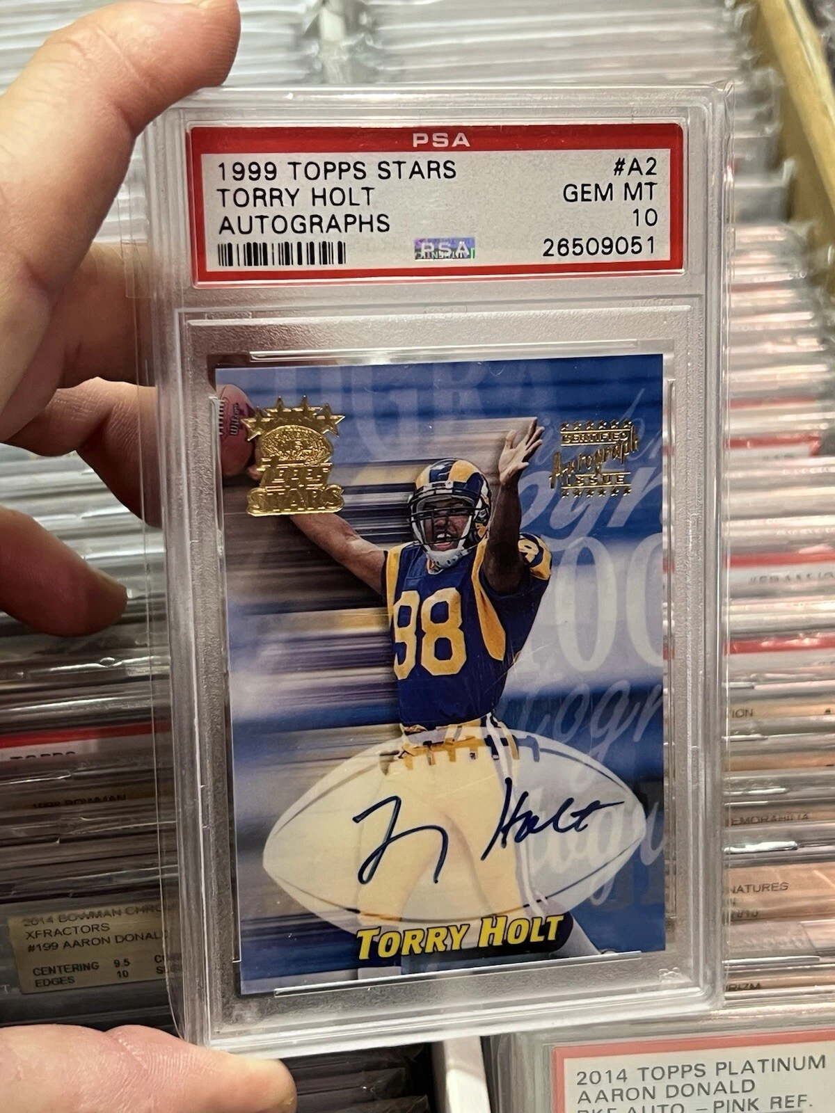 Torry Holt Topps Stars Autographs #A2 Autographs