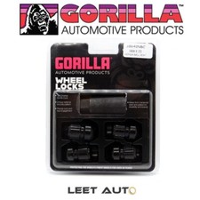Gorilla Wheel Locks Honda Acura Radiusball Seat Black 14mm X 1.50 38641nbc