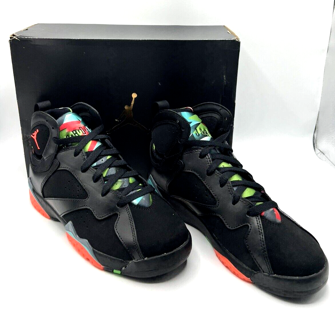 Nike Air Jordan 7 Retro 30th BG 705412-007 Barcelona 7Y Black 