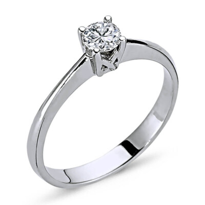 0,24 Carat Diamant Antragsring 585`er Weißgold