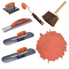 Kraft Tool Hand Tool Kit Concrete Finishing, Pattern Imprinted Concrete Tools