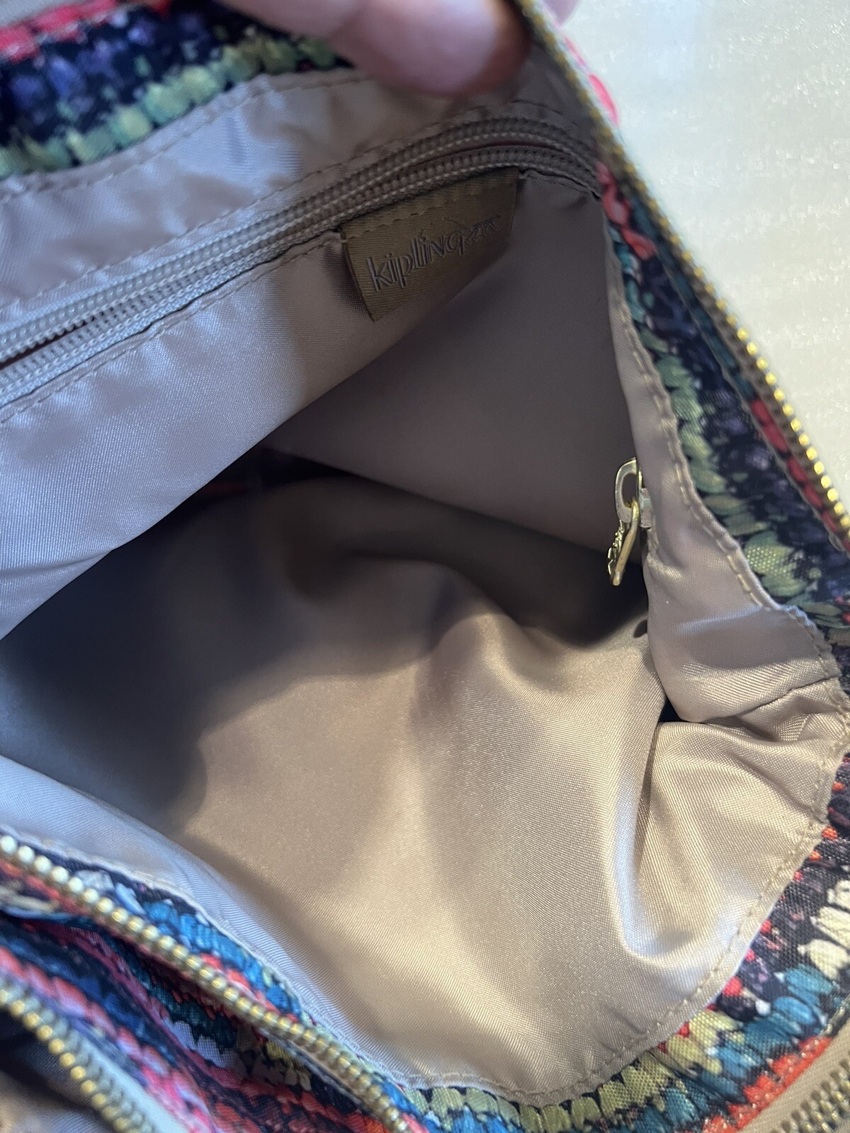 Kipling Multicolor 3 Compartment Crossbody Purse/… - image 3