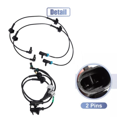 BENERAY Front and Rear Left & Right ABS Wheel Speed Sensor 2 Pair for Chevy Silverado...