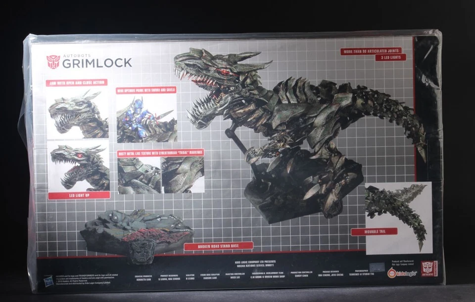 Kids Logic MN11 Mecha Nation Transformers AOE Grimlock Optimus Prime LED FIGURE - Image 3 of 4