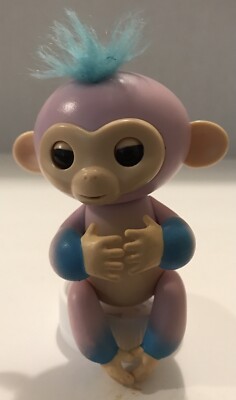 Fingerlings Wowee Light Purple & Blue Monkey Working Kids Toy
