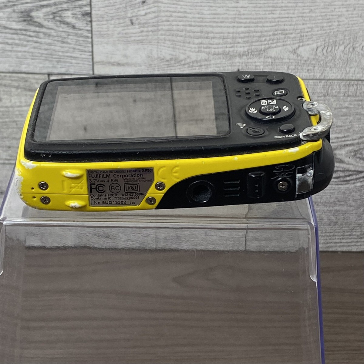 FujiFilm XP80 16.4MP Yellow Waterproof / Shockproof Digital Camera
