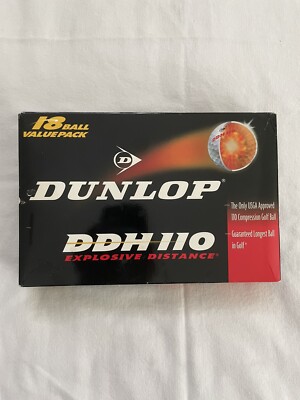 Dunlop 4 DDH 110 Explosive Distance  Golf Balls 14 Units New Original Open Box