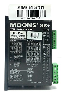 MOONS' SR4-Plus ステップモータードライバー 複数台セット Moons SR+ Step Motor Driver SR-4 Plus 15335108 | eBay