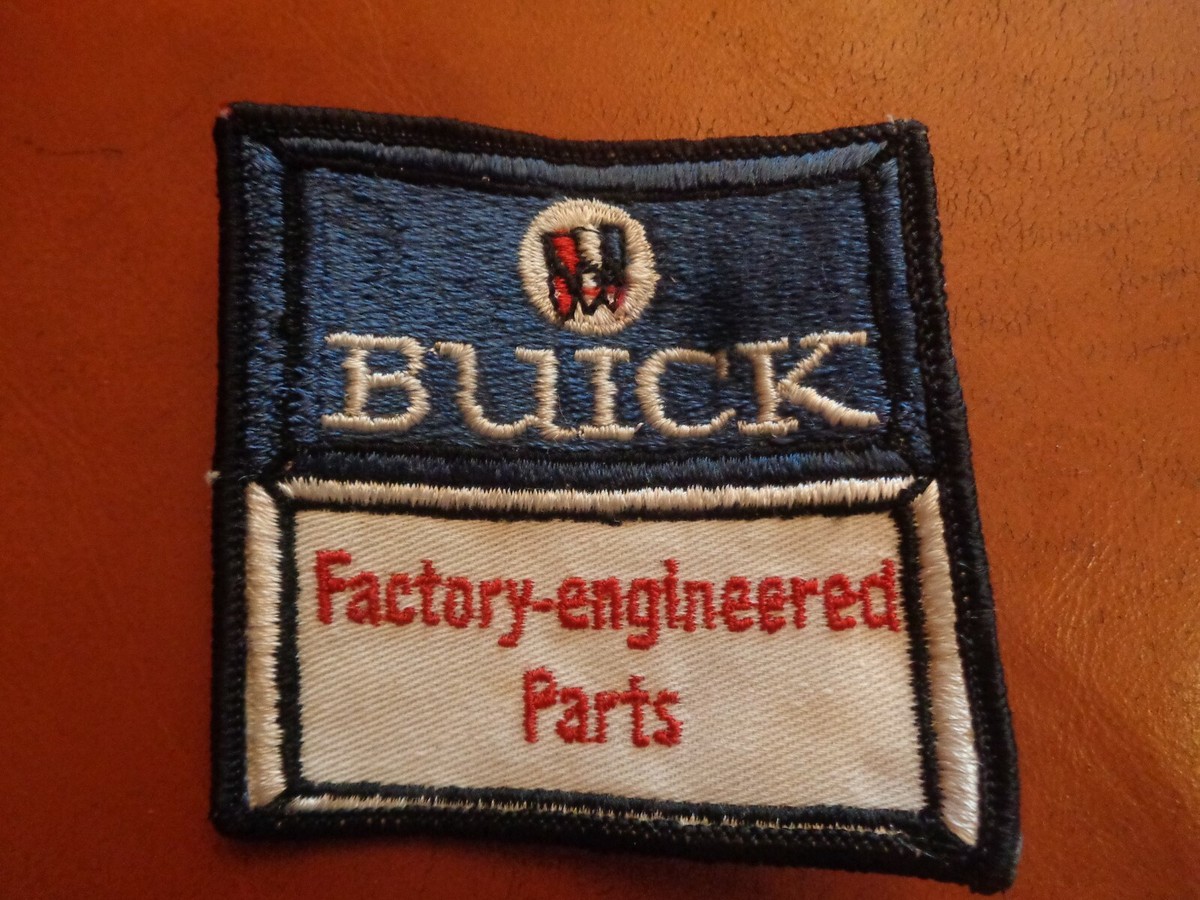 ブッチページ BUICK FACTORY-ENGINEERED PARTS PATCH 3X3 INCHES - Vintage - New
