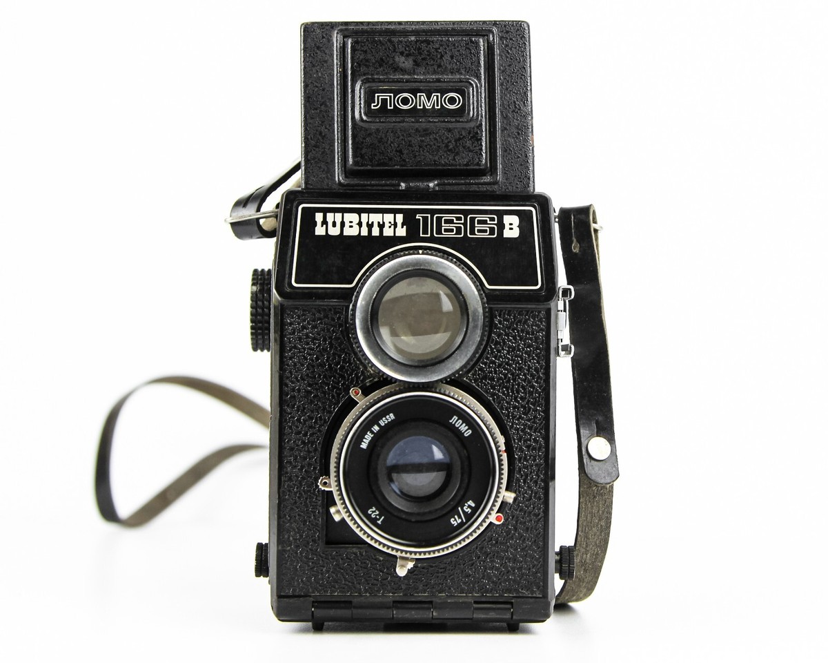 LUBITEL 166 B Soviet camera LOMO Lens TRIPLET - 22 (4.5/75) Made