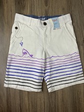 Cat  Jack Boys Pizza Shark Flat Front Shorts Adjustable Waist Size 10 New
