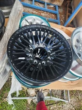 17.5" 8 LUG ALUMINUM TRAILER WHEEL 8-LUG ON 6.5 INCHES  -