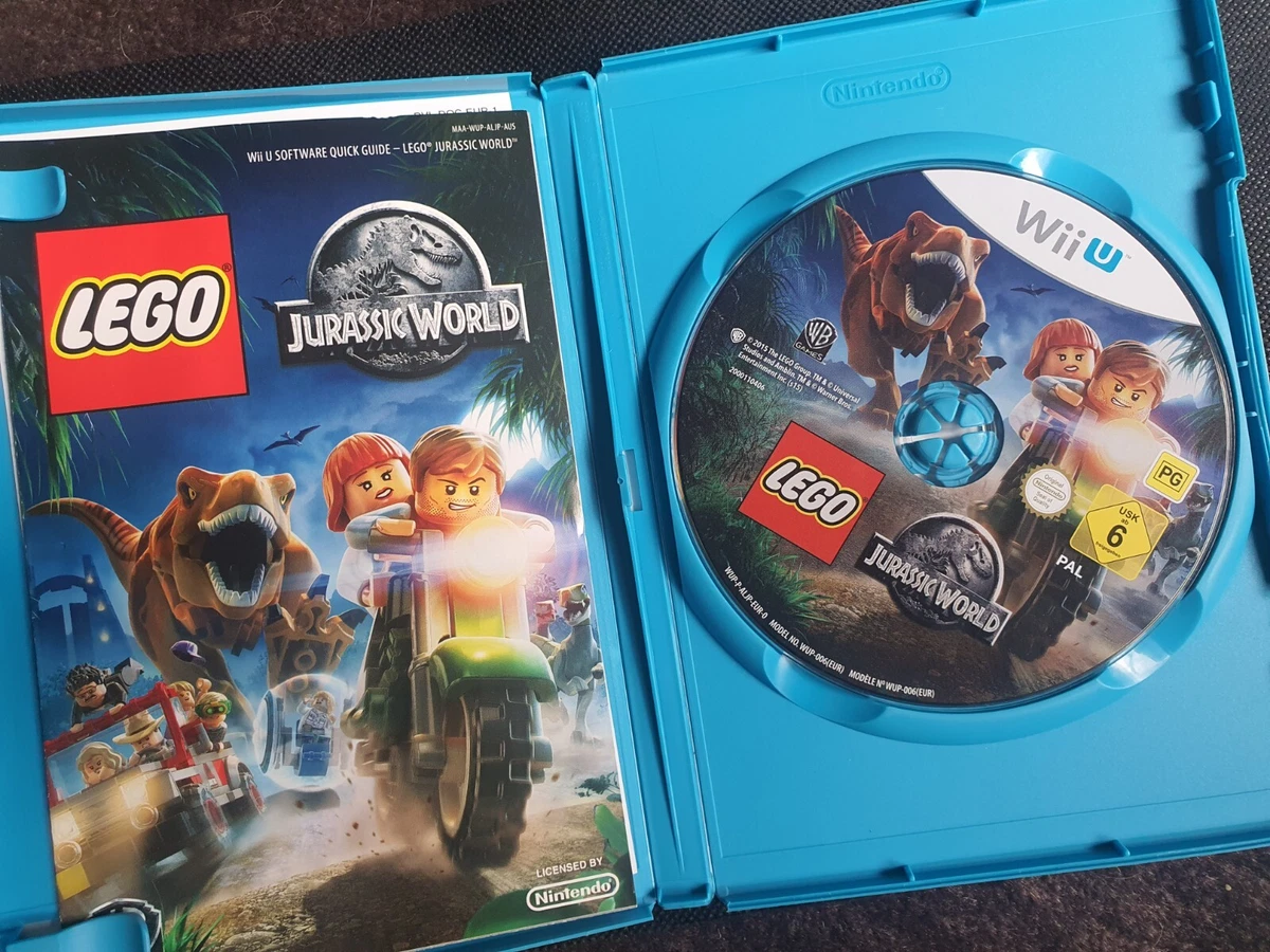 Lego Jurassic World (Nintendo Wii U) Game and Case