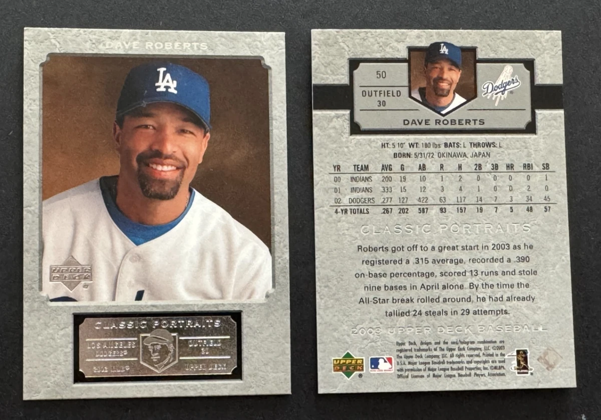 Dave Roberts Baseball Sports Trading Cards & Accessories