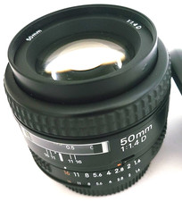 Nikon AF NIKKOR 50mm F/1.4 D Lens No. 6338866 VG