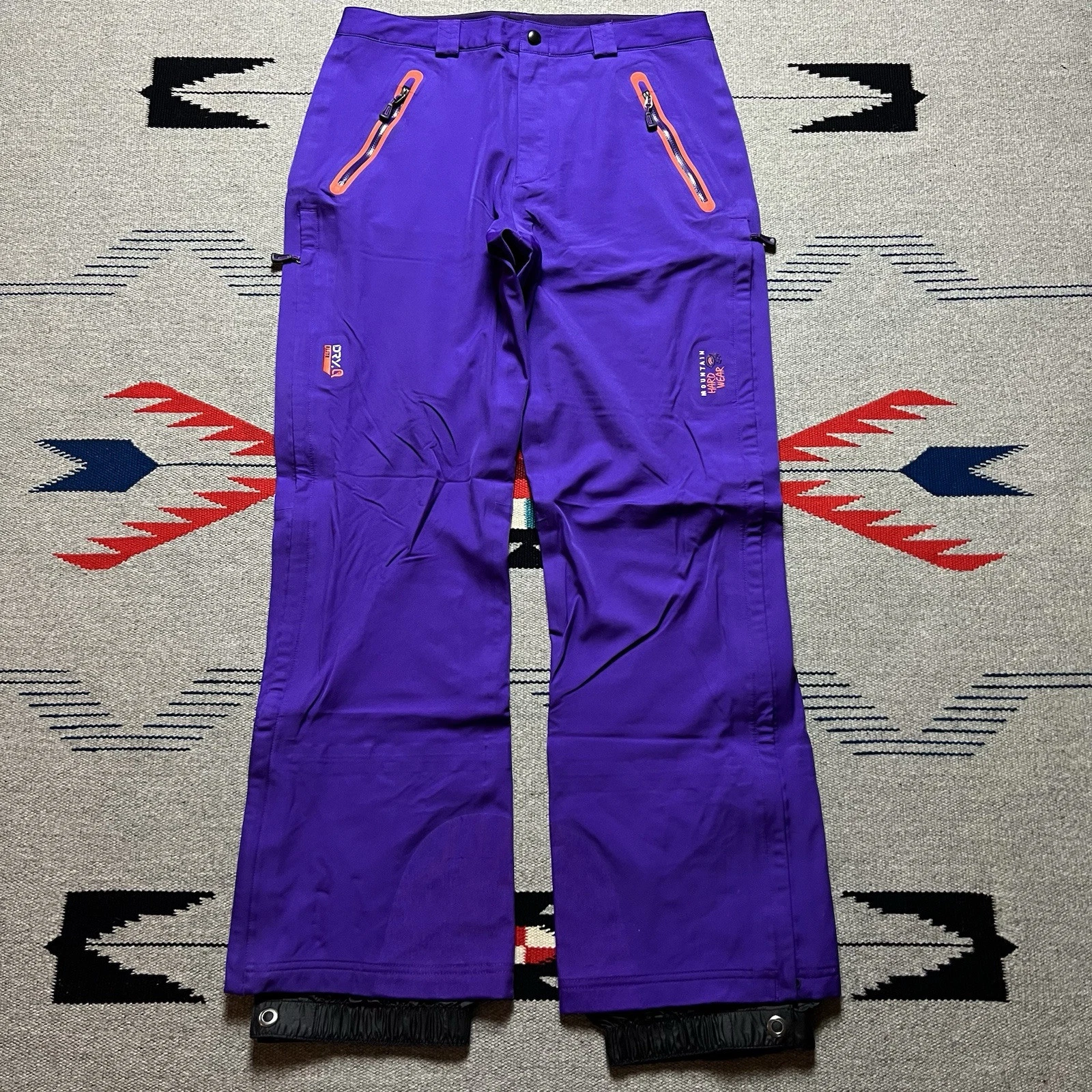 Mountain Hardware Dry Q Elite Snowboard Ski Pants Womens Size Medium Purple