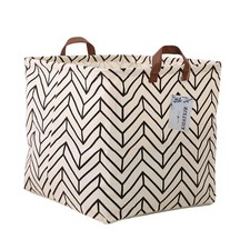 Square Storage Basket Fabric Organizer Bin for Toys,Books,Clothes,Gifts,Pets-...