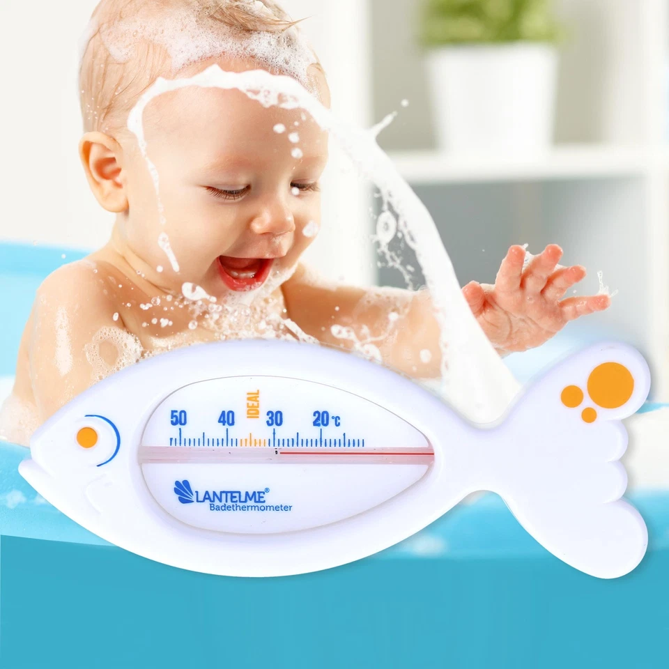 2er Set Badethermometer Baby Kinder Badewanne Badewasser Temperaturmesser Fisch - Bild 2 von 4