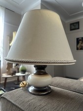 Vintage Ellis Pottery Lamp Base Australian Ellis Ceramic Lamp Base + Shade