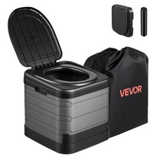 VEVOR Portable Toilet Folding Outdoor Travel Potty 330 lbs for Camping Hiking
