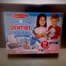 Melissa  Doug Super Smile Dentist Play Set Little Box Damage