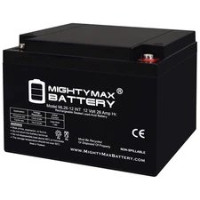 Mighty Max 12V 26AH INT Replacement Battery Compatible with Sure-Lites SL26-50