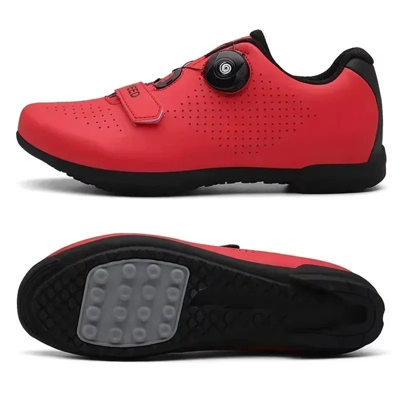 Men Non Locking Mountain Bike Shoes without Cleats Bicycle Rb Speed Non Cleat Cy