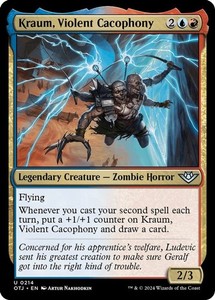 Kraum, Violent Cacophony - Outlaws of Thunder Junction #214 Uncommon