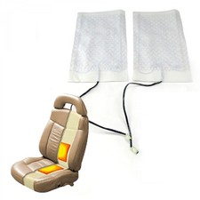 Universal 12v Car Heated Seat Kit 2 Carbon Fiber Elements - Warms 1 Seat Back Universal 12v Car Heated Seat Kit 2 Carbon Fiber Elements - Warms 1 Seat Back