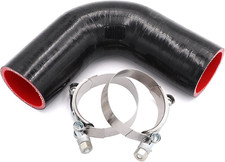 90 Degree 4-ply Elbow Coupler Silicone Hose 2 Inch51mm With T-bolt Clamps For