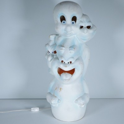 Vintage 1995 TrendMasters CASPER Lite Up Ghostly Totem Halloween BlowMold
